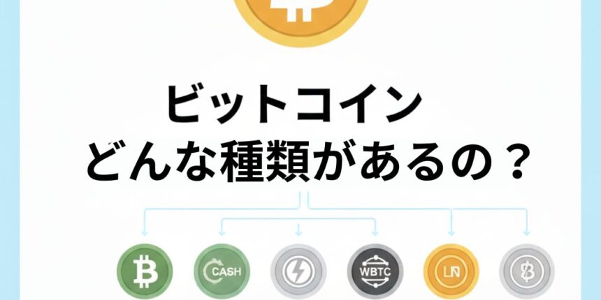 ビットコインどんな種類があるの？