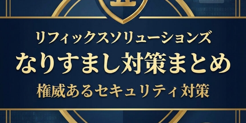 リフィックスソリューションズなりすまし対策