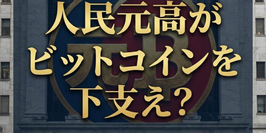 人民元高がビッチコインを下支え