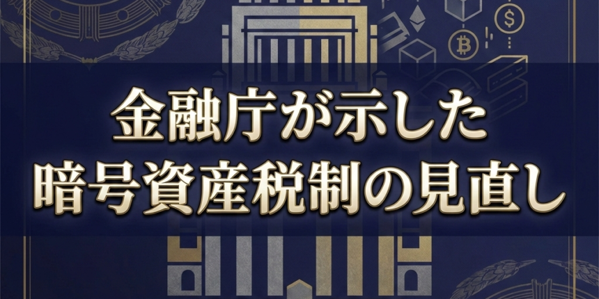 金融庁が示した暗号資産税制の見直し